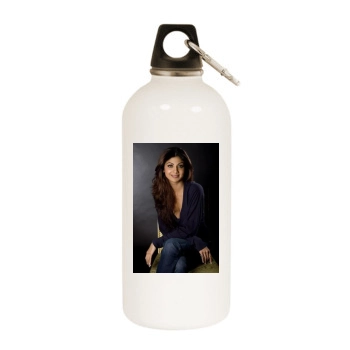 Shilpa Shetty White Water Bottle With Carabiner