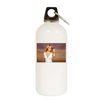 Simone Stelzer White Water Bottle With Carabiner