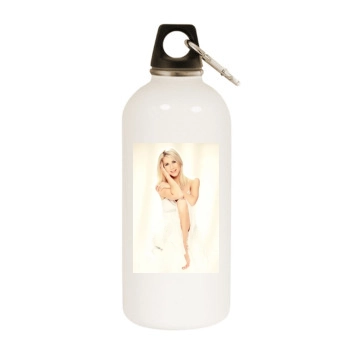 Simone Stelzer White Water Bottle With Carabiner