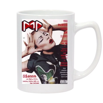 Sienna Miller 14oz White Statesman Mug