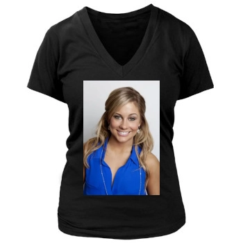 Shawn Johnson Women's Deep V-Neck TShirt