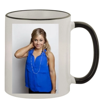 Shawn Johnson 11oz Colored Rim & Handle Mug