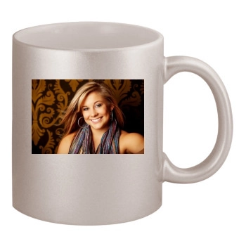 Shawn Johnson 11oz Metallic Silver Mug