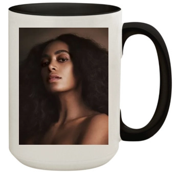 Solange Knowles 15oz Colored Inner & Handle Mug