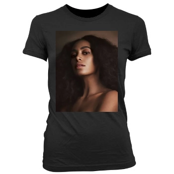 Solange Knowles Women's Junior Cut Crewneck T-Shirt