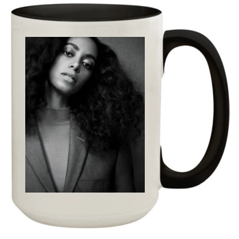 Solange Knowles 15oz Colored Inner & Handle Mug