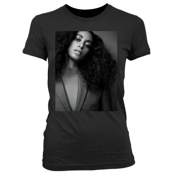 Solange Knowles Women's Junior Cut Crewneck T-Shirt