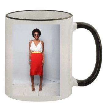 Solange Knowles 11oz Colored Rim & Handle Mug