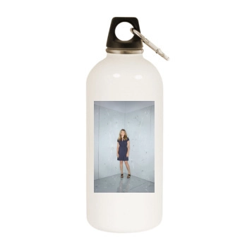 Sonya Walger White Water Bottle With Carabiner