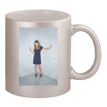 Sonya Walger 11oz Metallic Silver Mug