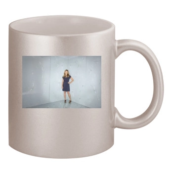 Sonya Walger 11oz Metallic Silver Mug