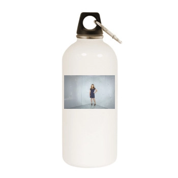 Sonya Walger White Water Bottle With Carabiner