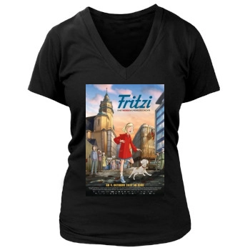 Fritzi: A Revolutionary Tale (2019) Women's Deep V-Neck TShirt