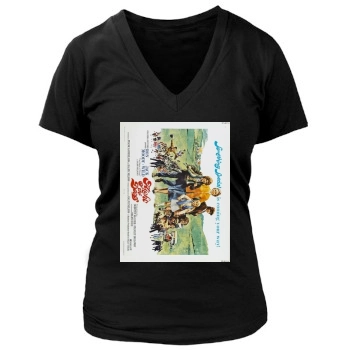 Flight of the Doves (1971) Women's Deep V-Neck TShirt