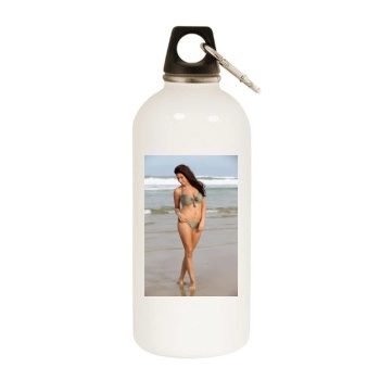 Stacey Solomon White Water Bottle With Carabiner