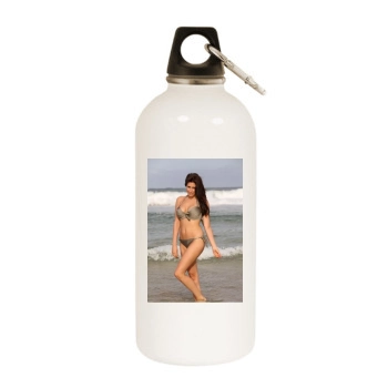 Stacey Solomon White Water Bottle With Carabiner