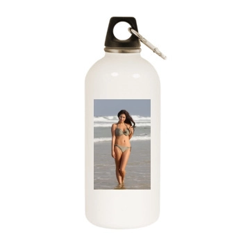 Stacey Solomon White Water Bottle With Carabiner