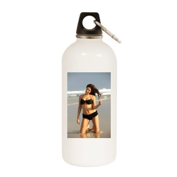 Stacey Solomon White Water Bottle With Carabiner