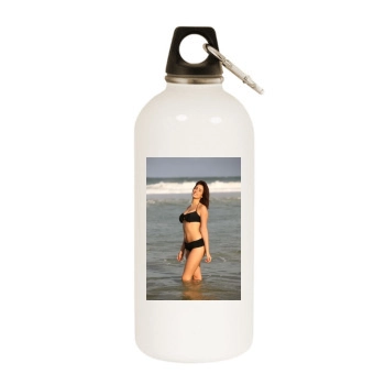 Stacey Solomon White Water Bottle With Carabiner