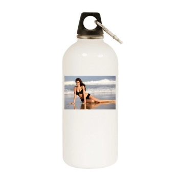 Stacey Solomon White Water Bottle With Carabiner