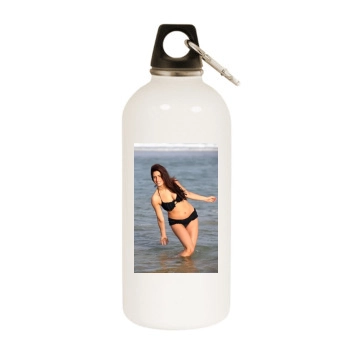 Stacey Solomon White Water Bottle With Carabiner