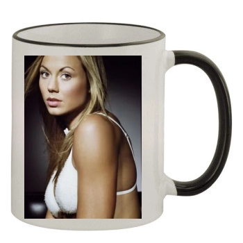 Stacy Keibler 11oz Colored Rim & Handle Mug