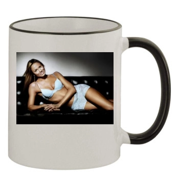 Stacy Keibler 11oz Colored Rim & Handle Mug