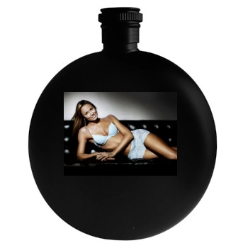 Stacy Keibler Round Flask