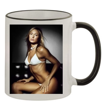 Stacy Keibler 11oz Colored Rim & Handle Mug