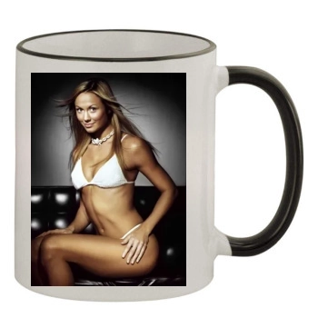 Stacy Keibler 11oz Colored Rim & Handle Mug