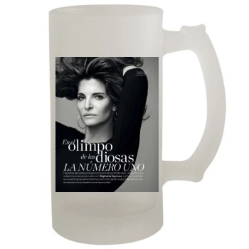 Stephanie Seymour 16oz Frosted Beer Stein