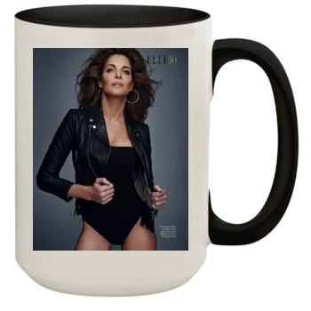 Stephanie Seymour 15oz Colored Inner & Handle Mug