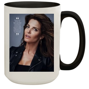 Stephanie Seymour 15oz Colored Inner & Handle Mug