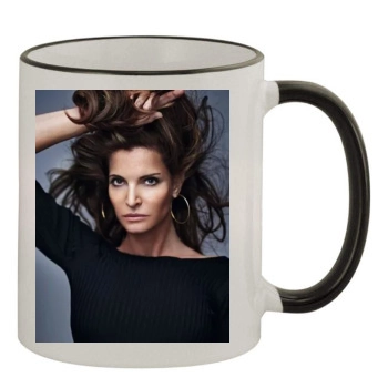 Stephanie Seymour 11oz Colored Rim & Handle Mug