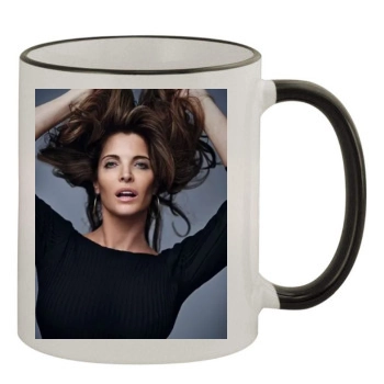 Stephanie Seymour 11oz Colored Rim & Handle Mug