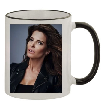 Stephanie Seymour 11oz Colored Rim & Handle Mug