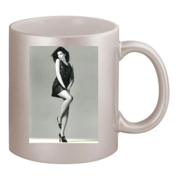 Stephanie Seymour 11oz Metallic Silver Mug