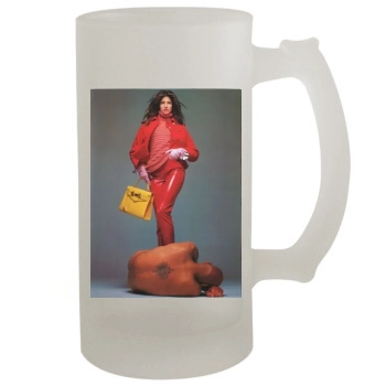 Stephanie Seymour 16oz Frosted Beer Stein