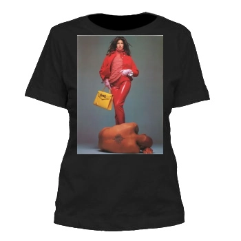 Stephanie Seymour Women's Cut T-Shirt