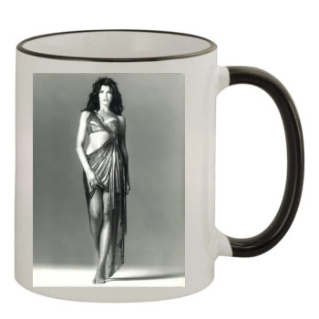 Stephanie Seymour 11oz Colored Rim & Handle Mug