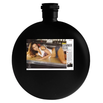 Summer Glau Round Flask