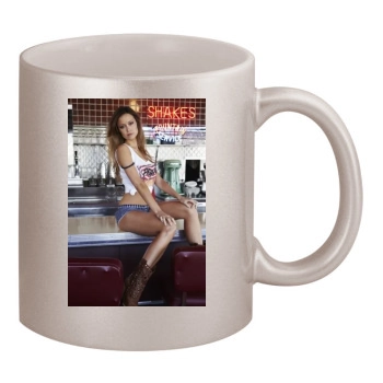 Summer Glau 11oz Metallic Silver Mug