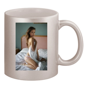 Summer Glau 11oz Metallic Silver Mug