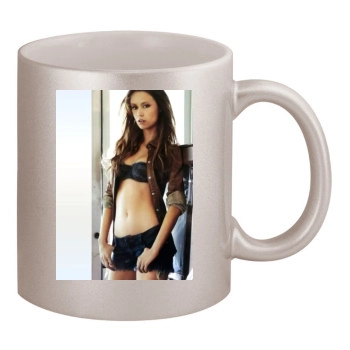 Summer Glau 11oz Metallic Silver Mug