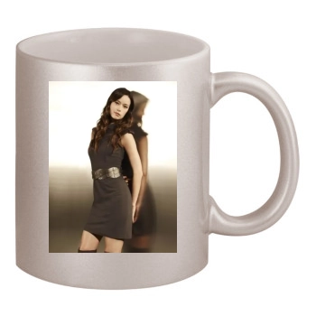 Summer Glau 11oz Metallic Silver Mug