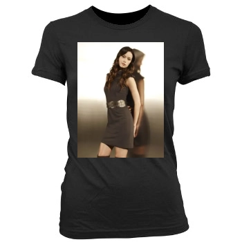 Summer Glau Women's Junior Cut Crewneck T-Shirt