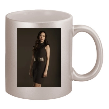 Summer Glau 11oz Metallic Silver Mug