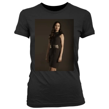 Summer Glau Women's Junior Cut Crewneck T-Shirt