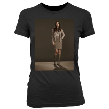 Summer Glau Women's Junior Cut Crewneck T-Shirt