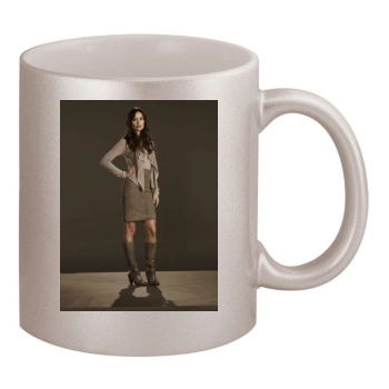 Summer Glau 11oz Metallic Silver Mug